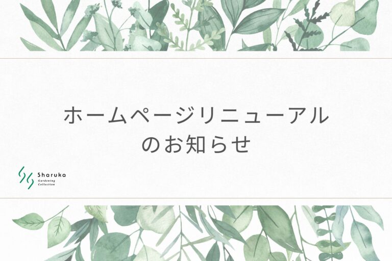 ホームページリニューアル　シャルカ