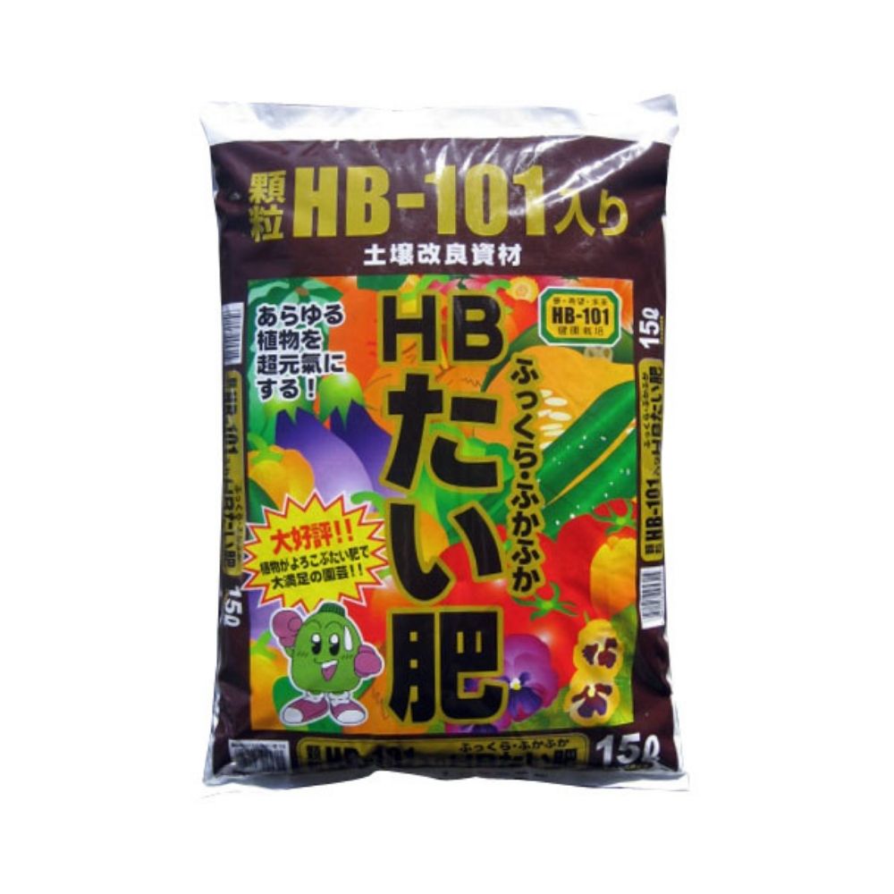 鹿沼興産 HB-101顆粒入り HBたい肥 15L