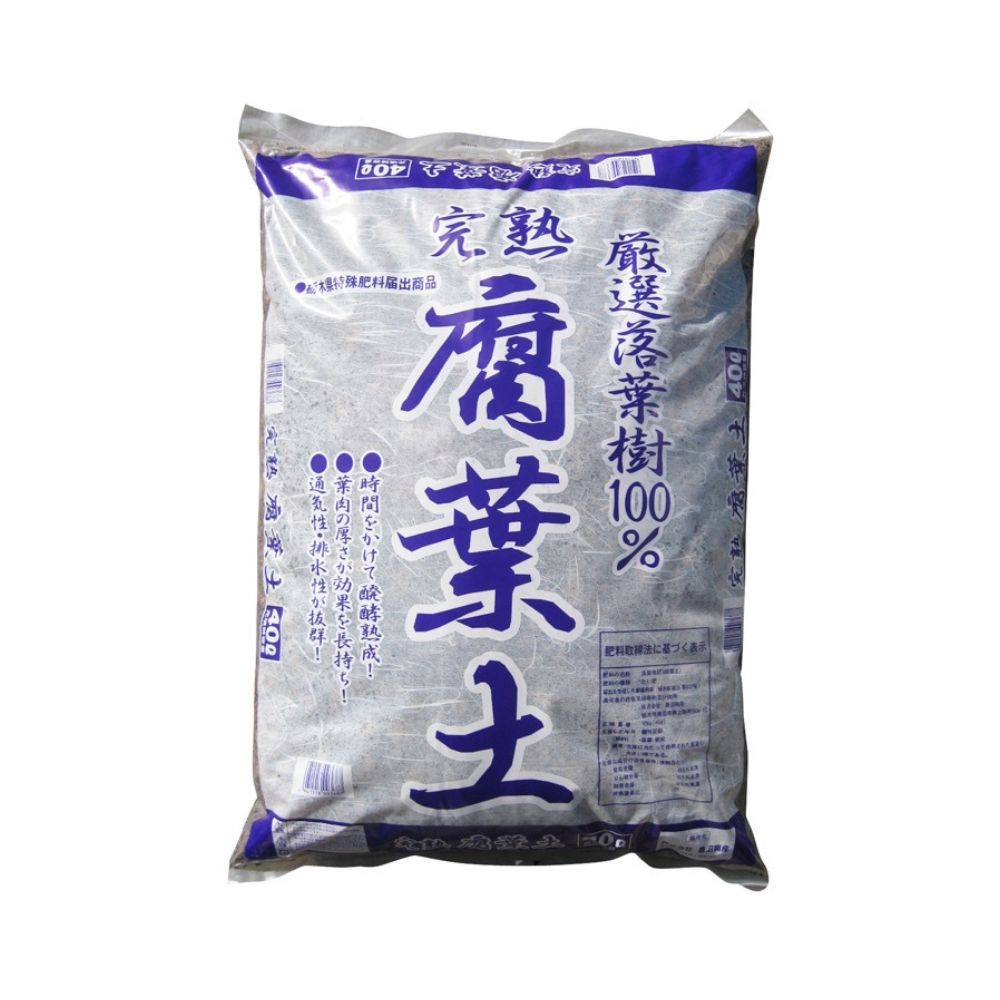 鹿沼興産 落葉100％完熟腐葉土 40L